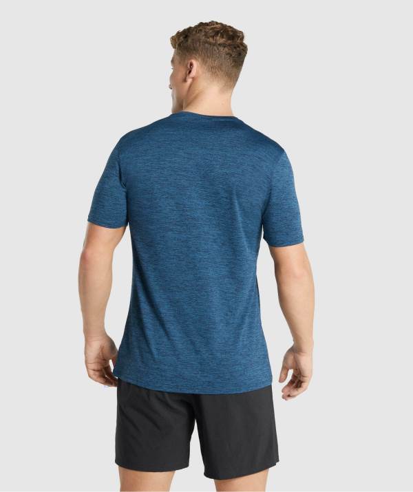 Panske Tricka Gymshark Arrival Marl Námornícka Modrá | KC2146598